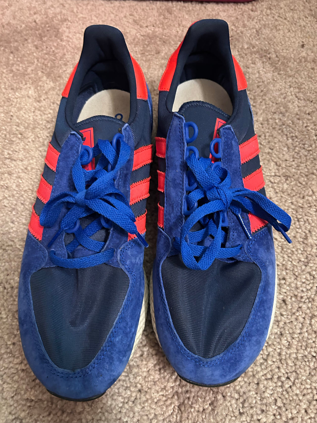 adidas Forest Grove Navy Red Blue Size 9.5 Men