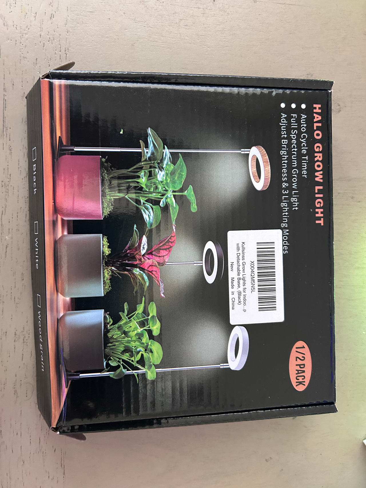 Kullscies Halo Grow Light for Indoor Plants (Single Pack)