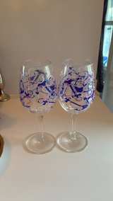 Lilly Pulitzer Nautical Anchor Wine Glasses - Image 8