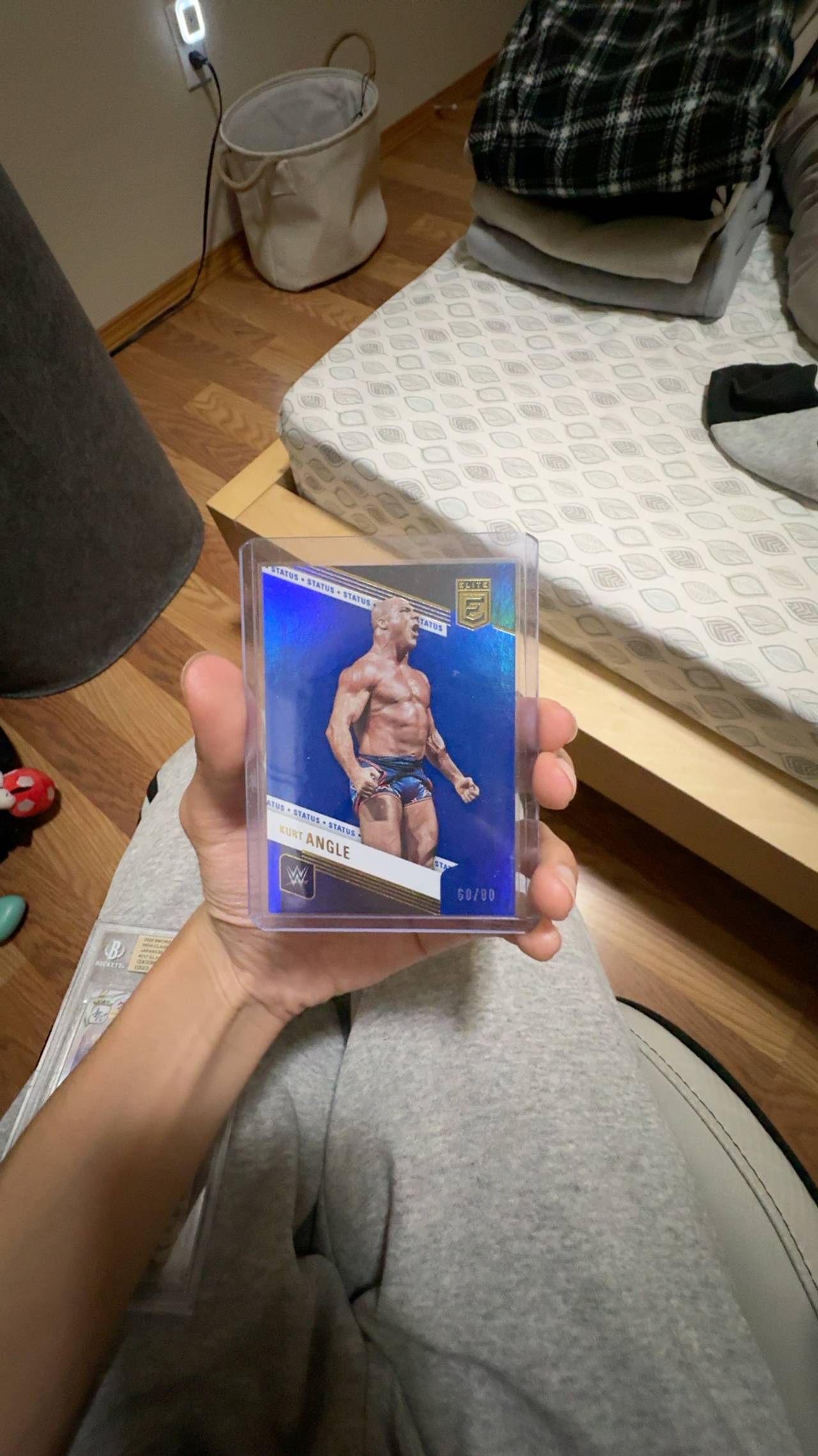 Panini Donruss Elite WWE Kurt Angle Blue Status #129