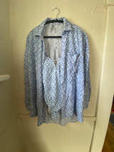 NEW Bathing Suit & Matching Long Sleeve Button-Up Cover/Shirt - Image 1