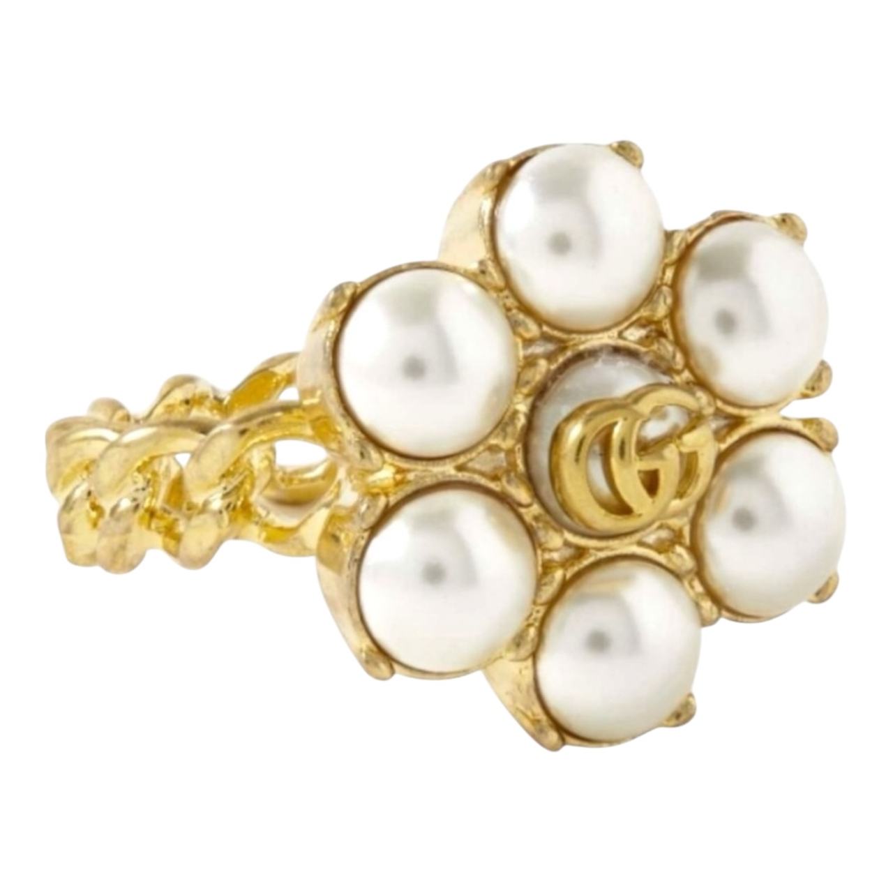 Gucci Pearl Flower Ring