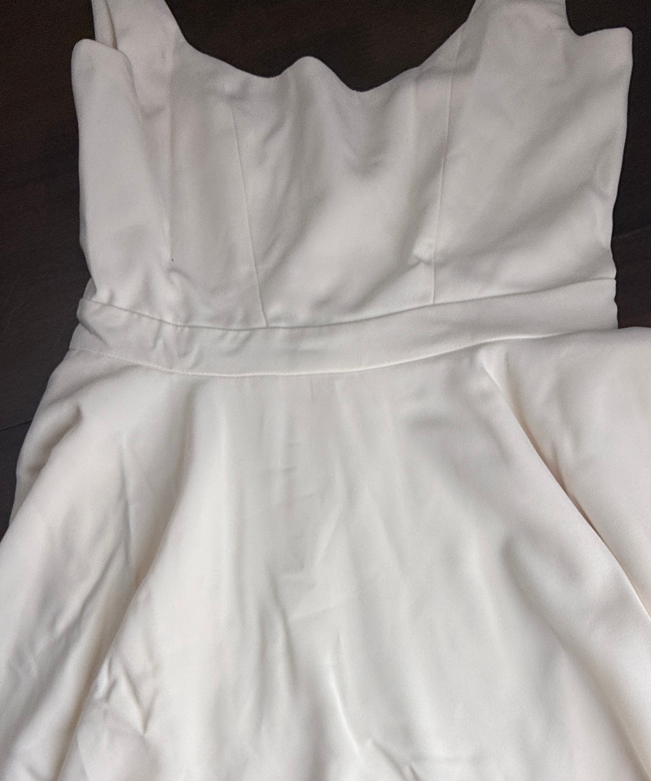 La Riviera The Scarlett Mini Dress in Cream