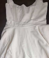 La Riviera The Scarlett Mini Dress in Cream - Image 1