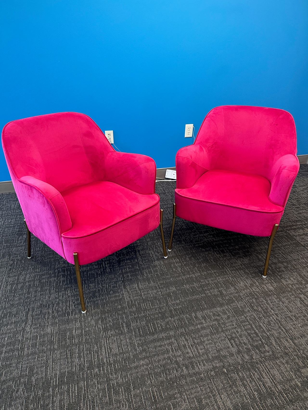 Velvet Accent Chair