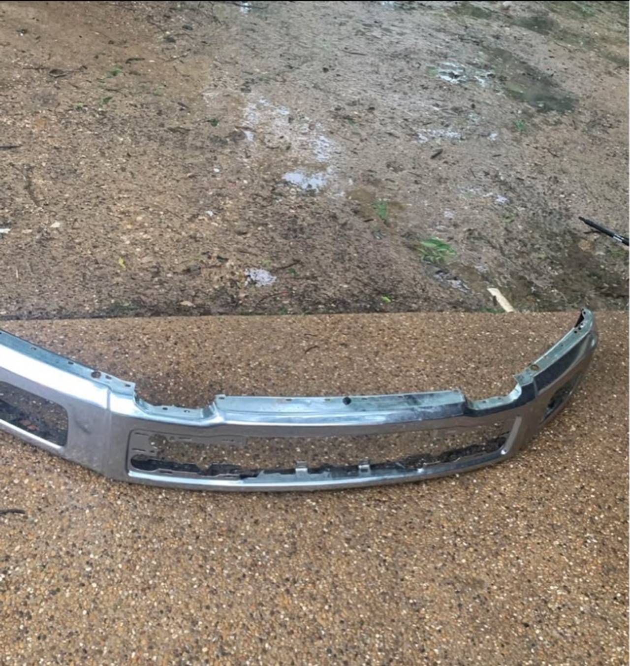 Ford F-150 Front Bumper Face Bar Chrome