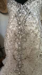 Beaded Mermaid Wedding Dress size 4-6 - Image 5