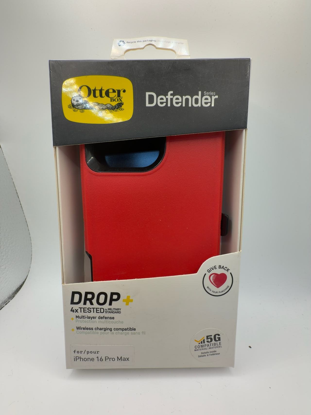 OtterBox Defender Case with belt clip case for iPhone 16 Pro Max