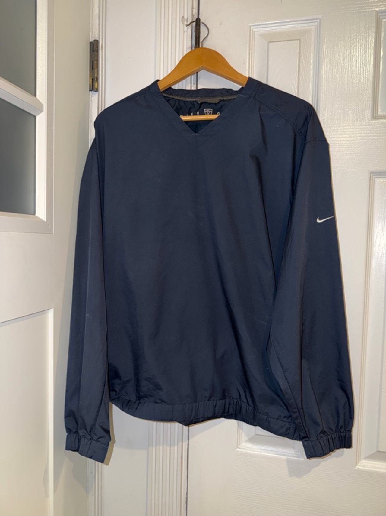 Nike Golf Pullover Navy Blue Windbreaker Jacket XL