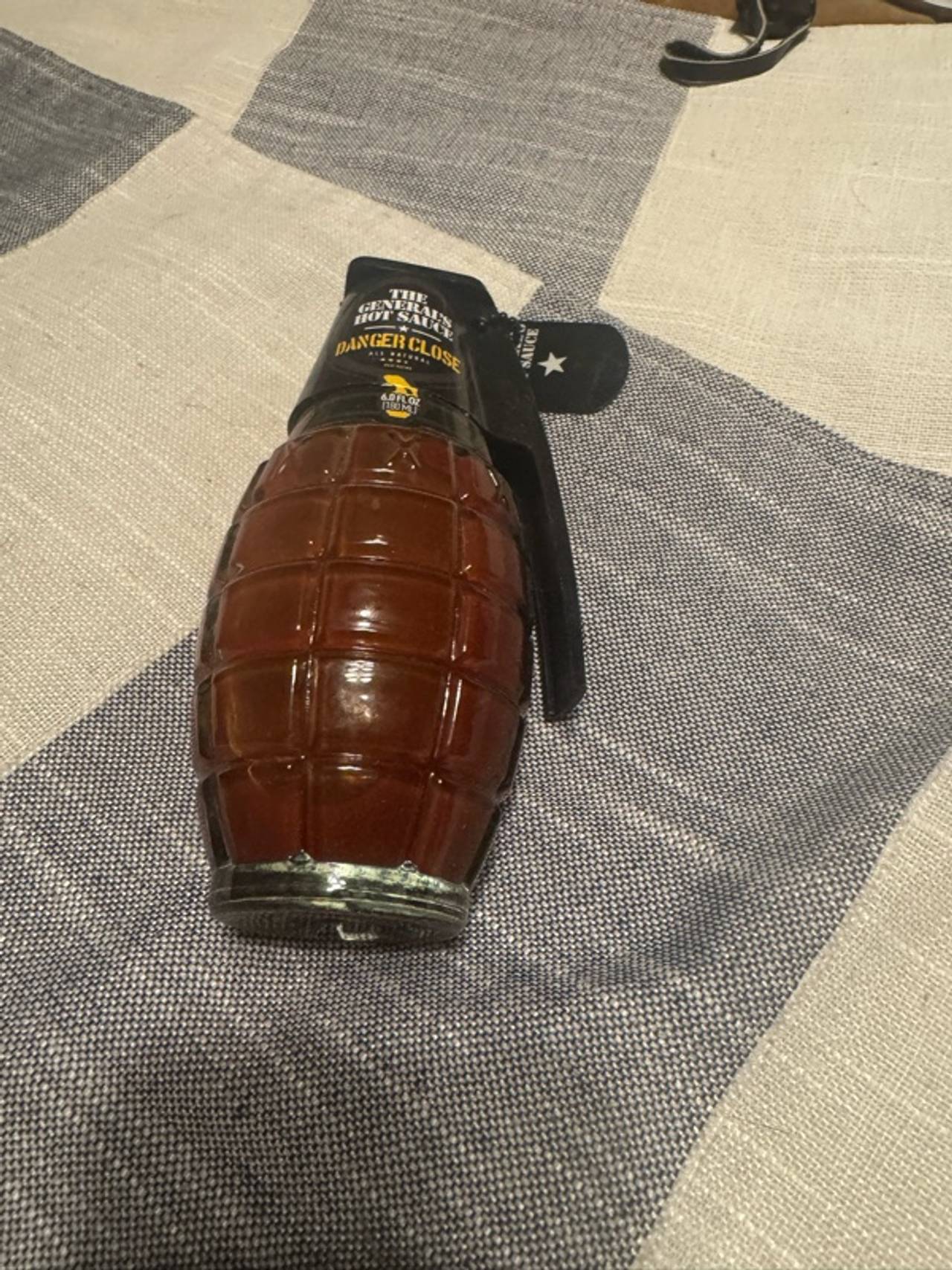 The General's Hot Sauce Shock & Awe Glass Grenade