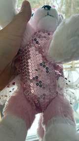Justice Pink Husky Plush Purse with Sequin Collar - Image 7