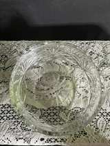 Vintage Rogaska Cut Crystal Bowl Richmond Pattern Yugoslavia Signed 6" - Image 5