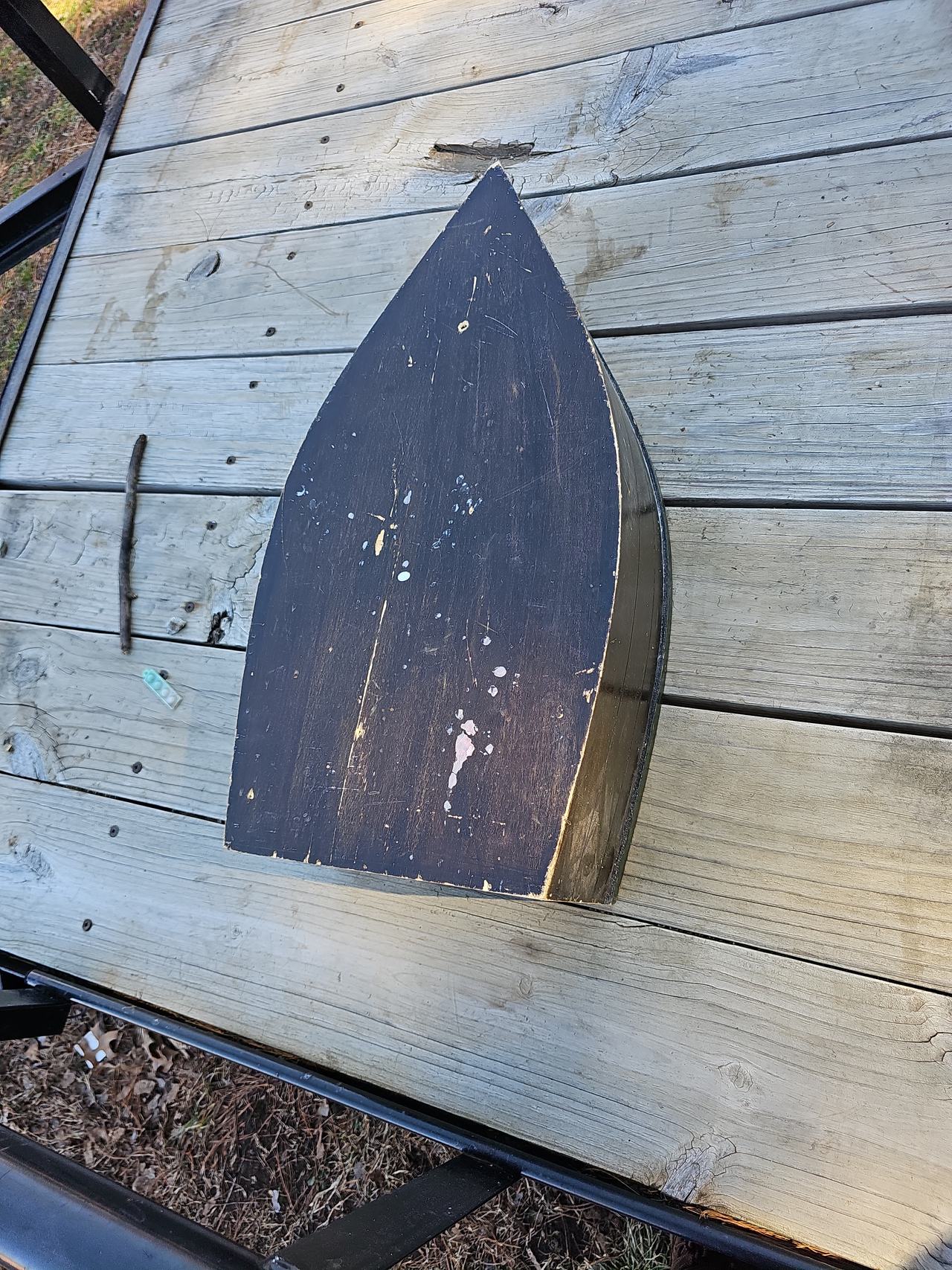 Wooden Boat Wall Shelf