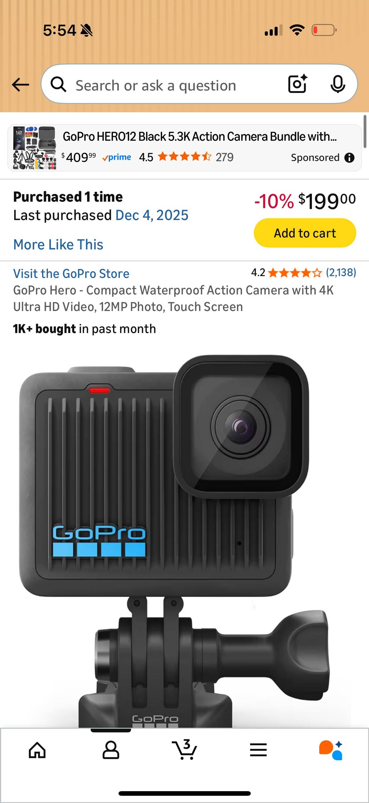 NEW IN BOX - GoPro Hero Action Camera