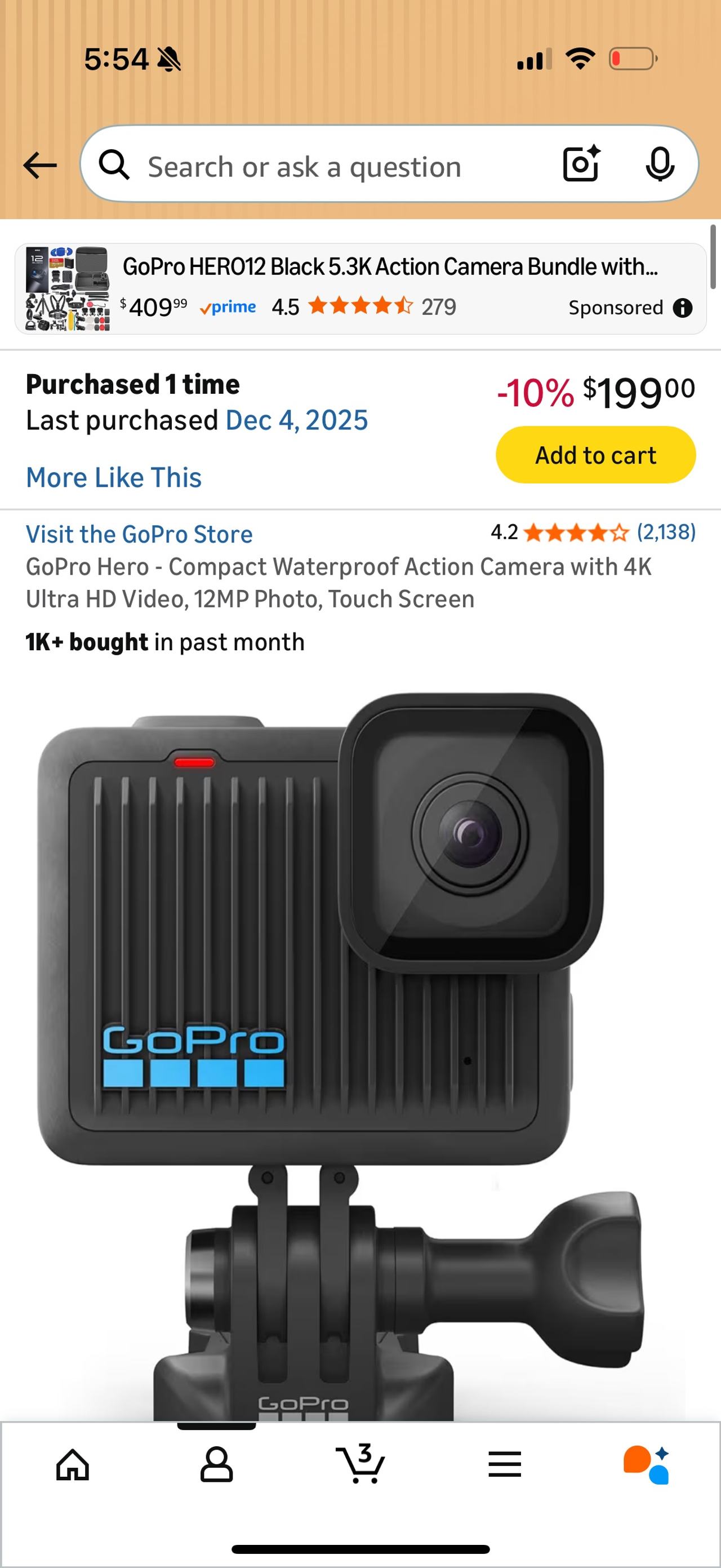 NEW IN BOX - GoPro Hero Action Camera