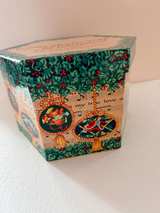 Vintage Twelve Days of Christmas Ornament Set 12pc + Box Paper Mache Balls - Image 4