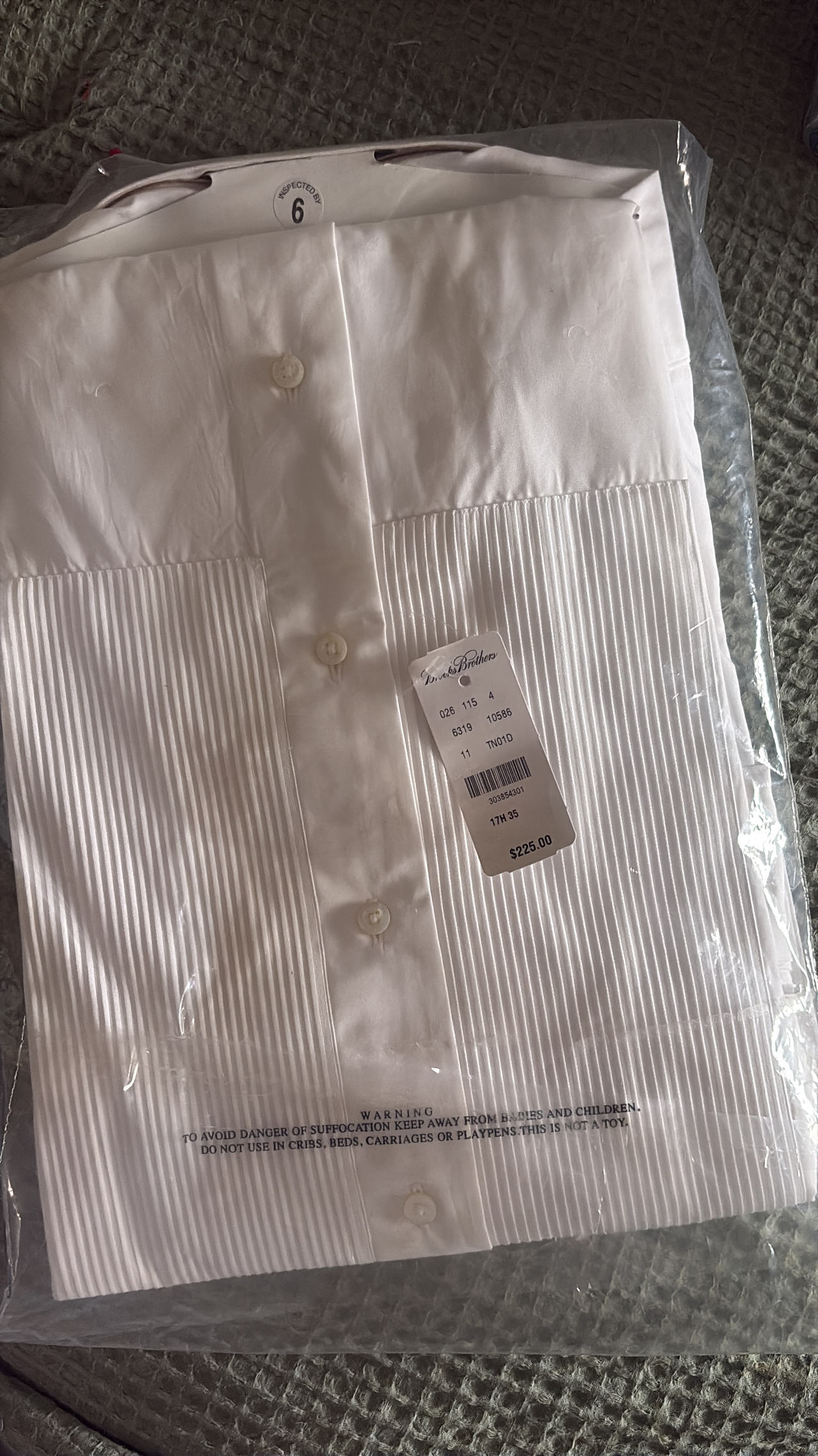 Brooks Brothers Men's Tuxedo Shirt