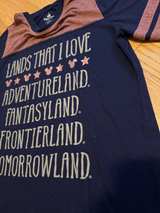 Disney Parks Lands That I Love Varsity T-Shirt - Image 3