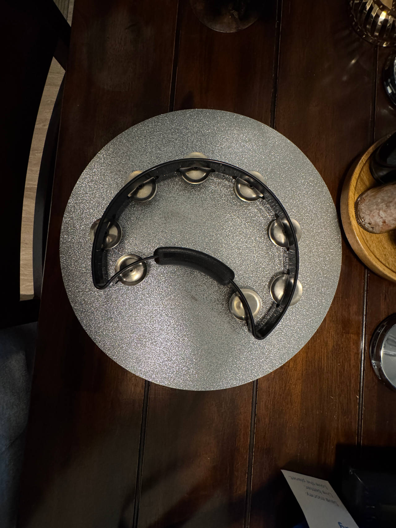 Handheld Crescent Tambourine