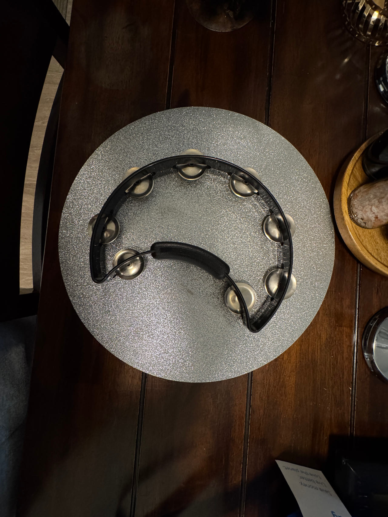 Handheld Crescent Tambourine