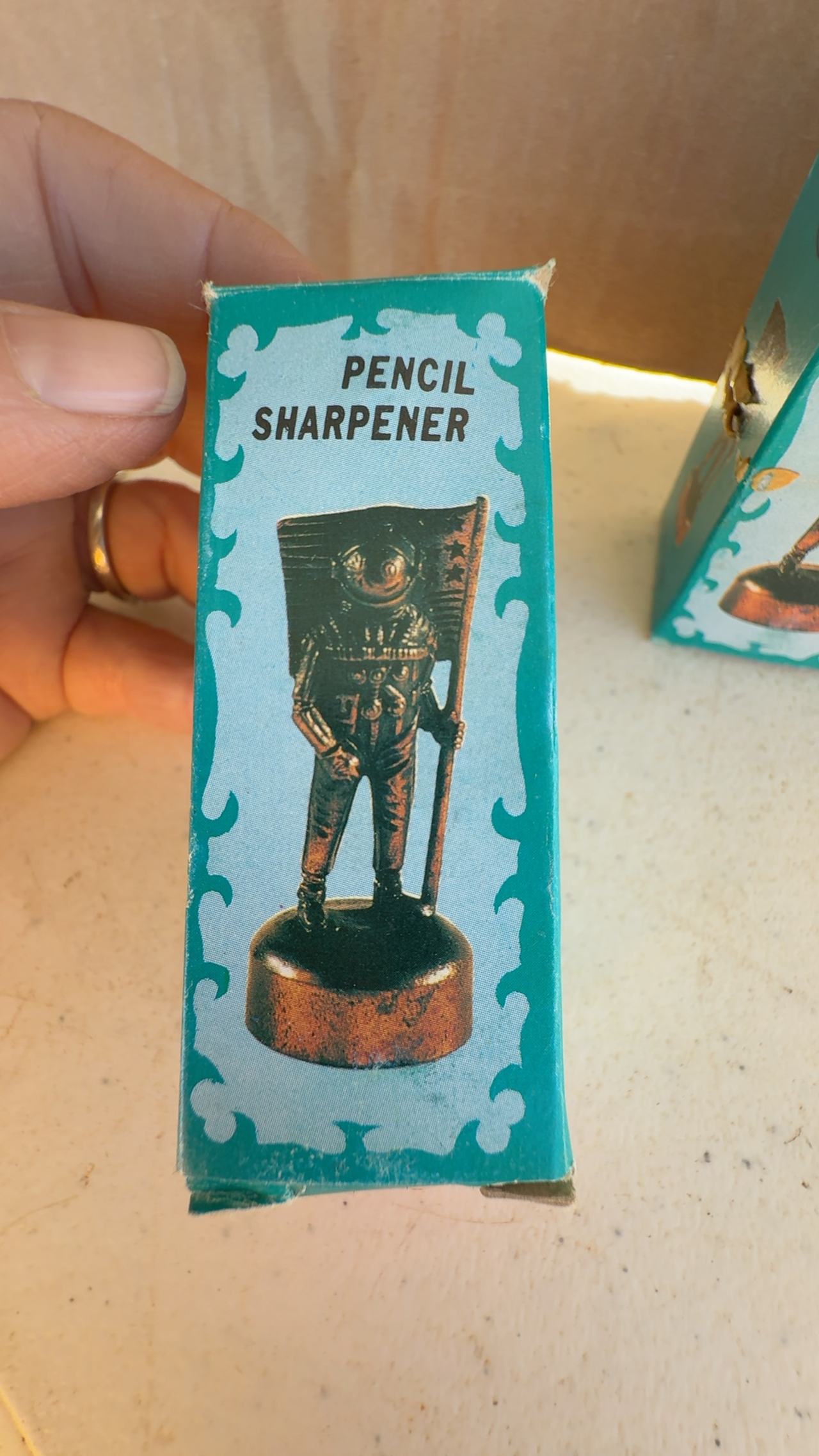 Vintage Die Cast Miniature Pencil Sharpener