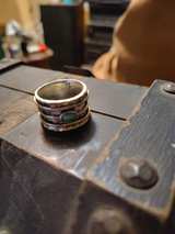 Sterling Silver Turquoise Spinner Ring - Image 2