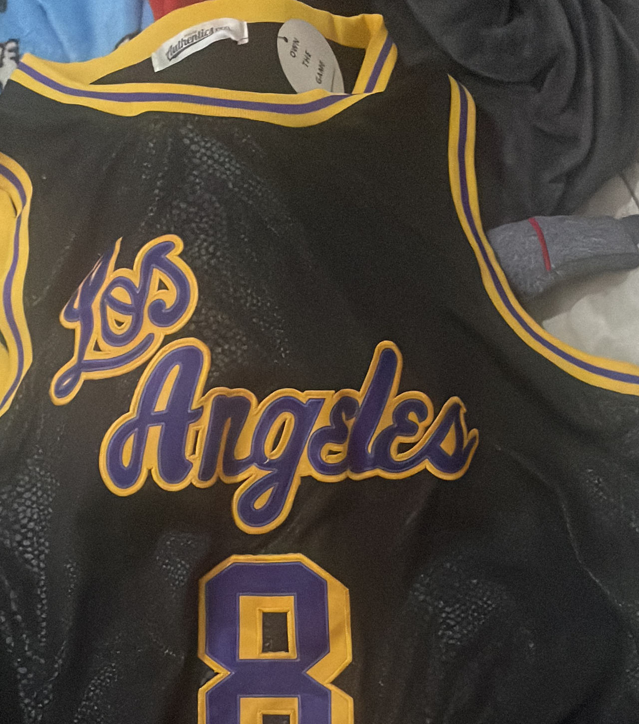 Nike Kobe Bryant Los Angeles Lakers Black Mamba Jersey #8