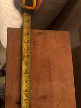 Vintage Handcrafted Wooden Wall Shelf - Image 7