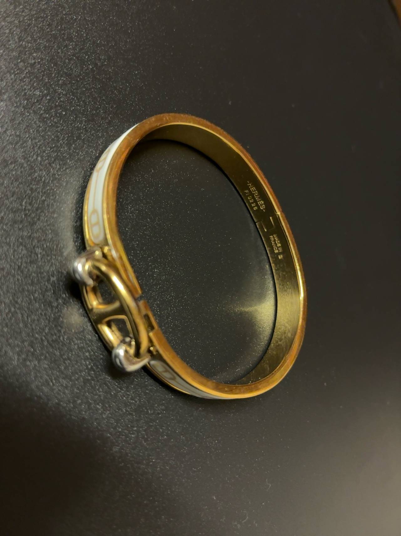 Hermès Mini Clic Chaîne d'Ancre Bracelet Gold