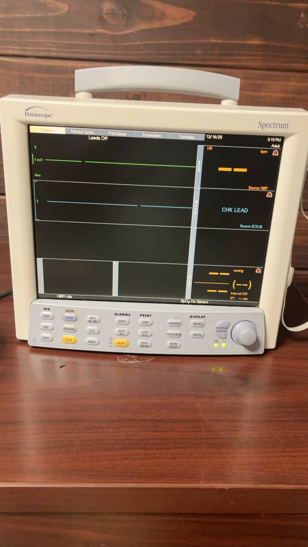 Mindray Datascope Spectrum Patient Monitor