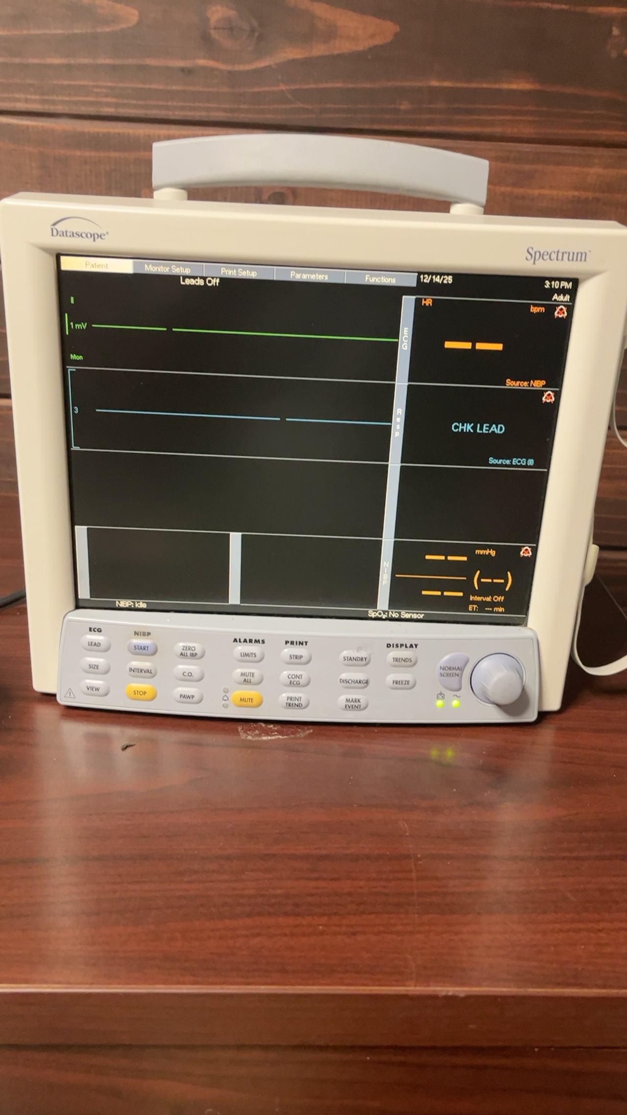 Mindray Datascope Spectrum Patient Monitor