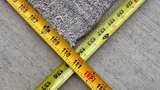 Silver Gray Wool Rug 110 x 134 - Image 1