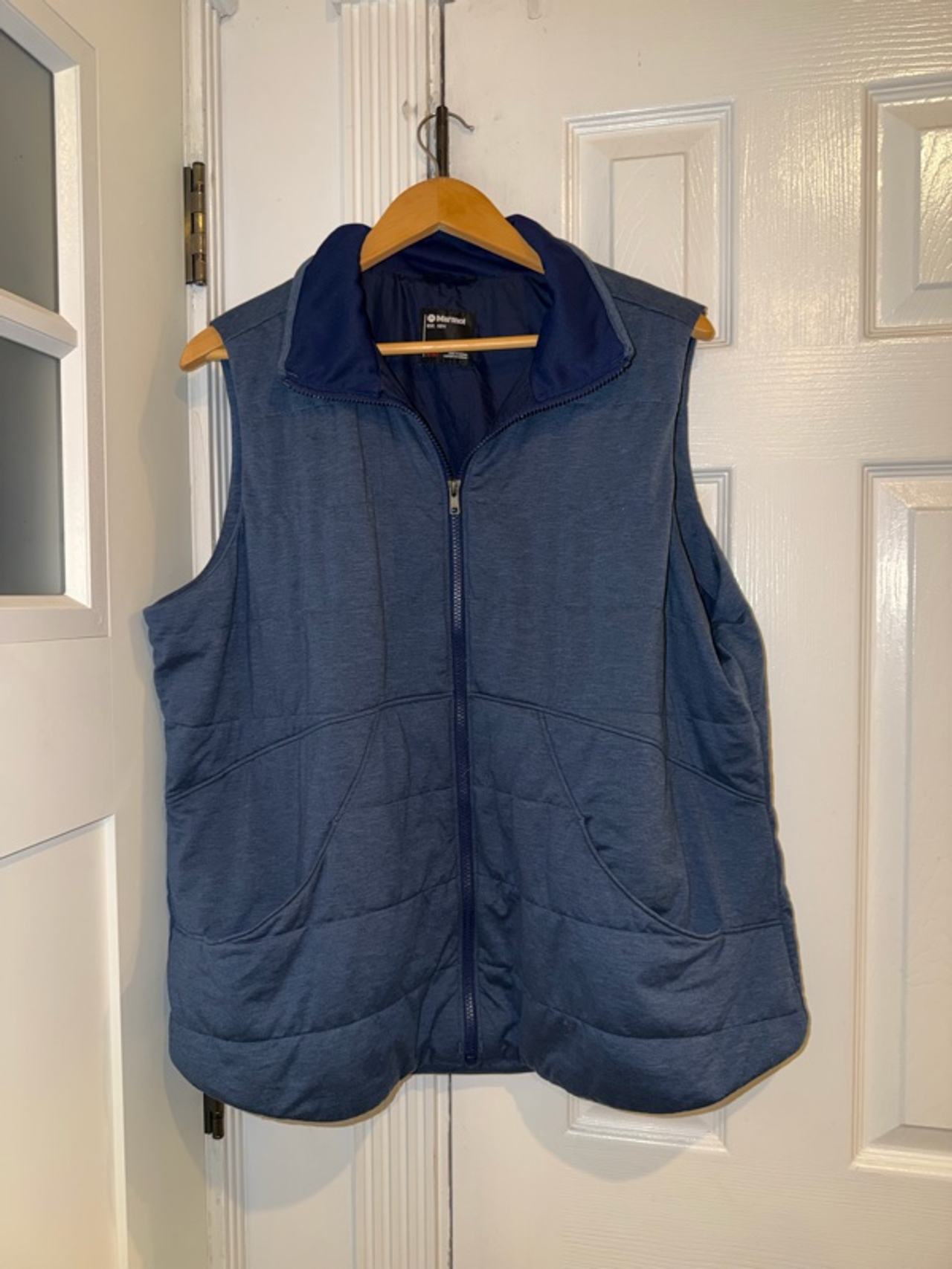 2X Marmot Women's Blue Puffer Vest 2XL 2 X-Large