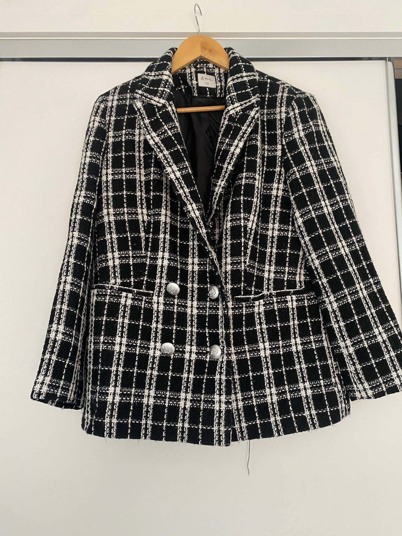 Tweed Check Blazer