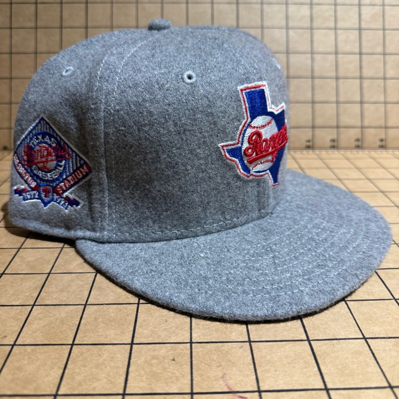 New Era 59FIFTY Texas Rangers Wool Fitted Cap size 7 1/8