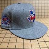 New Era 59FIFTY Texas Rangers Wool Fitted Cap size 7 1/8 - Image 1