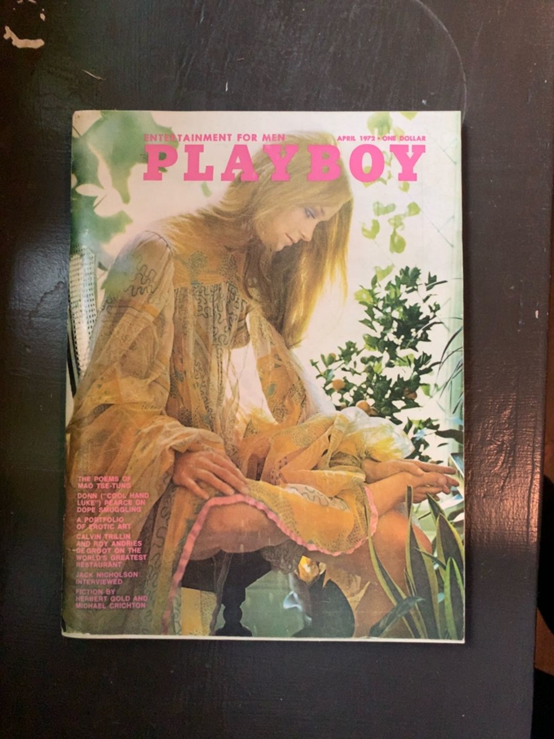 Playboy Magazine April 1972 Issue Vicki Peters