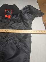 Southpole Sherpa Collar Bomber Jacket Mens medium black - Image 1