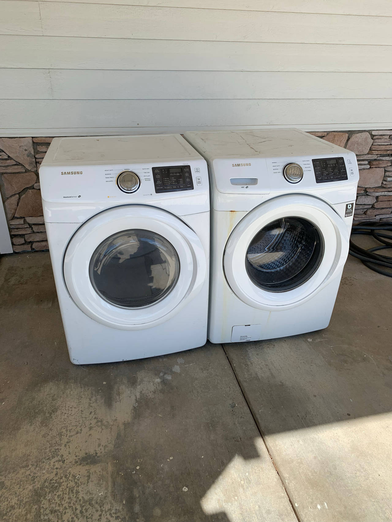 Samsung Front Load Washer and Dryer Set