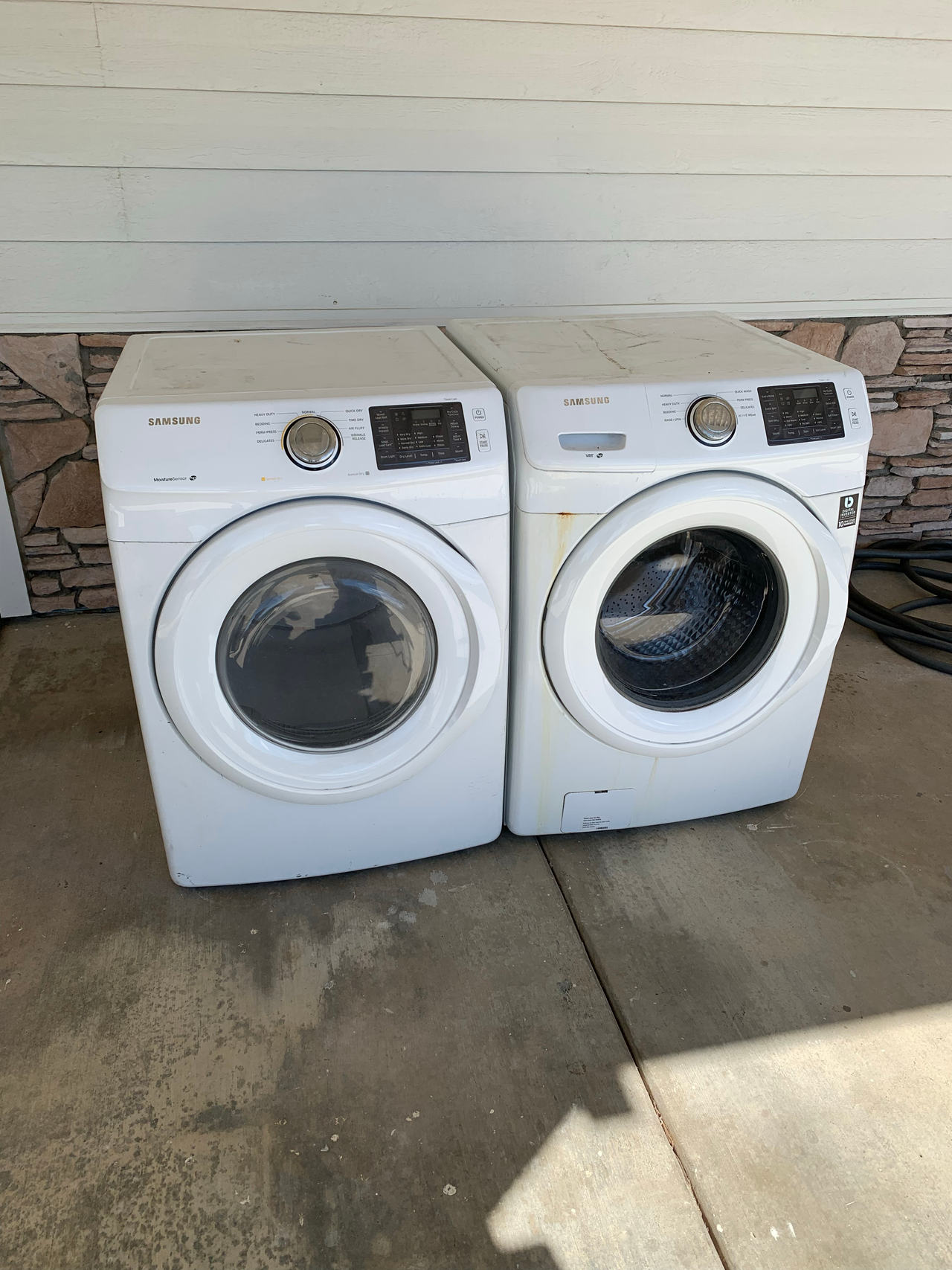 Samsung Front Load Washer and Dryer Set