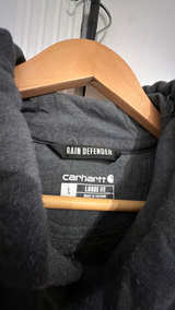 Carhartt Original Fit Heavyweight Hoodie Gray Rain Defender  - Image 2