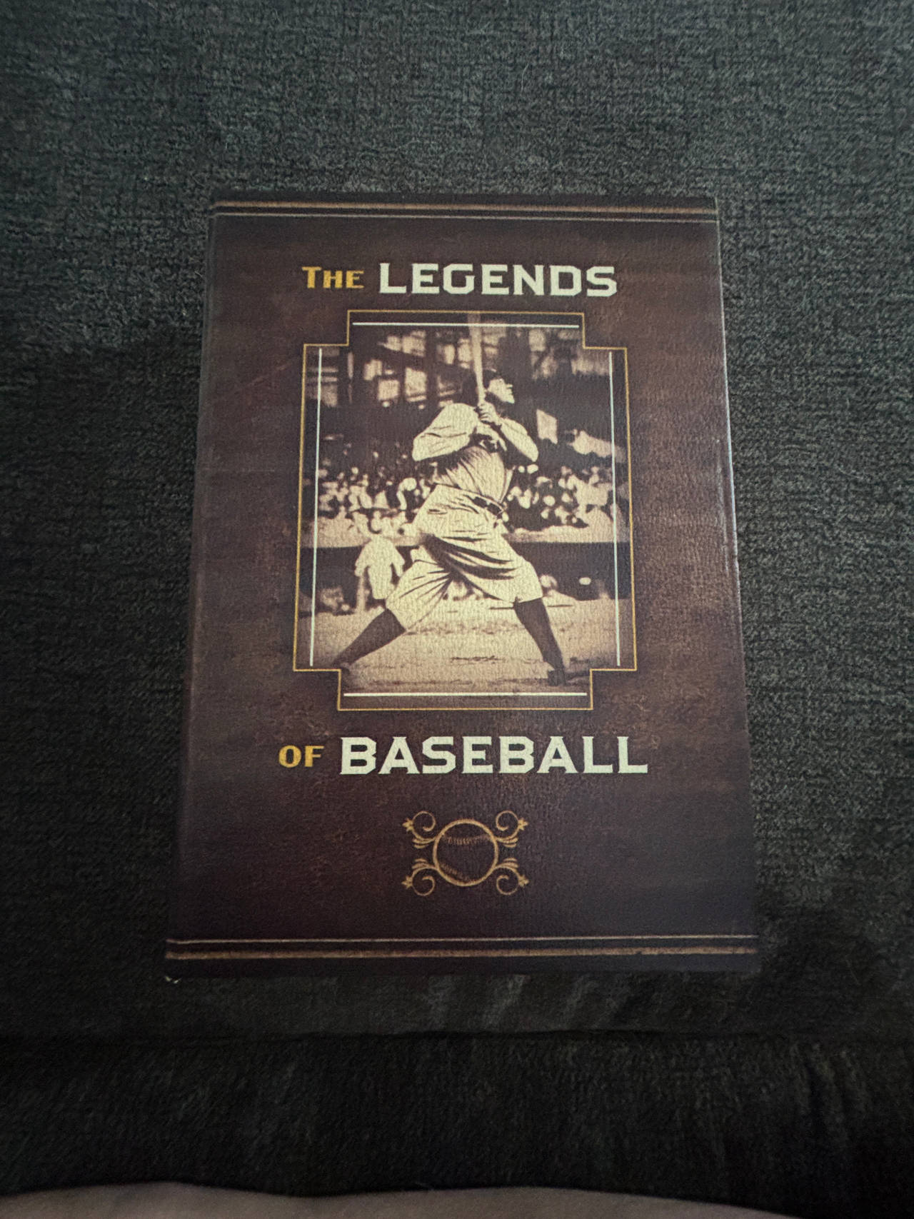 The Legends of Baseball decorative wood box 7 x 10