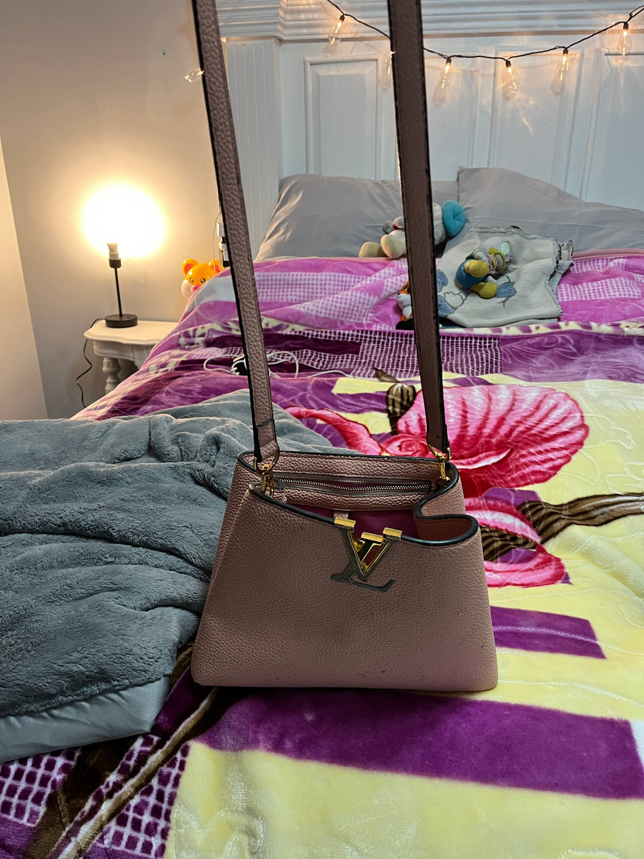 Louis Vuitton Capucines BB Taurillon Leather Pink