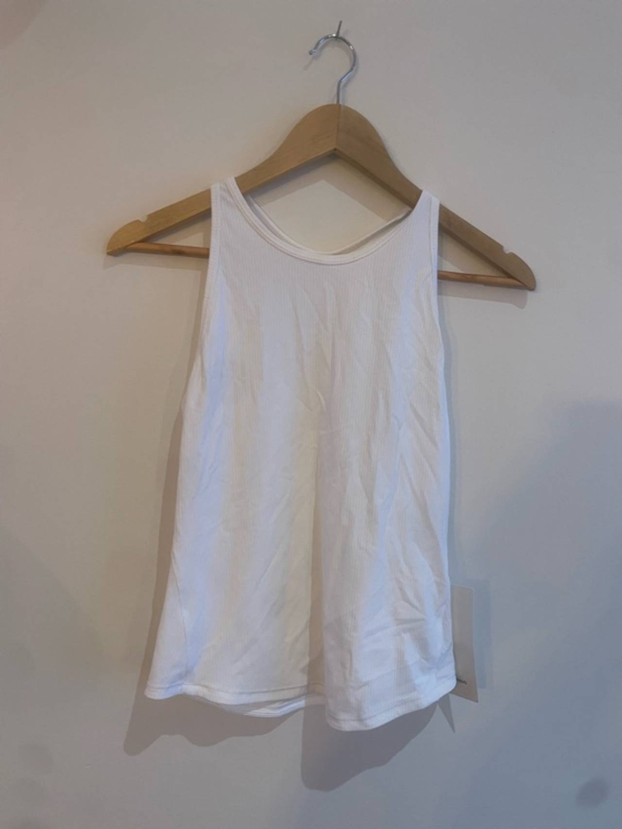 Lululemon Base Pace Ribbed Tank NWT (White, Size 8)