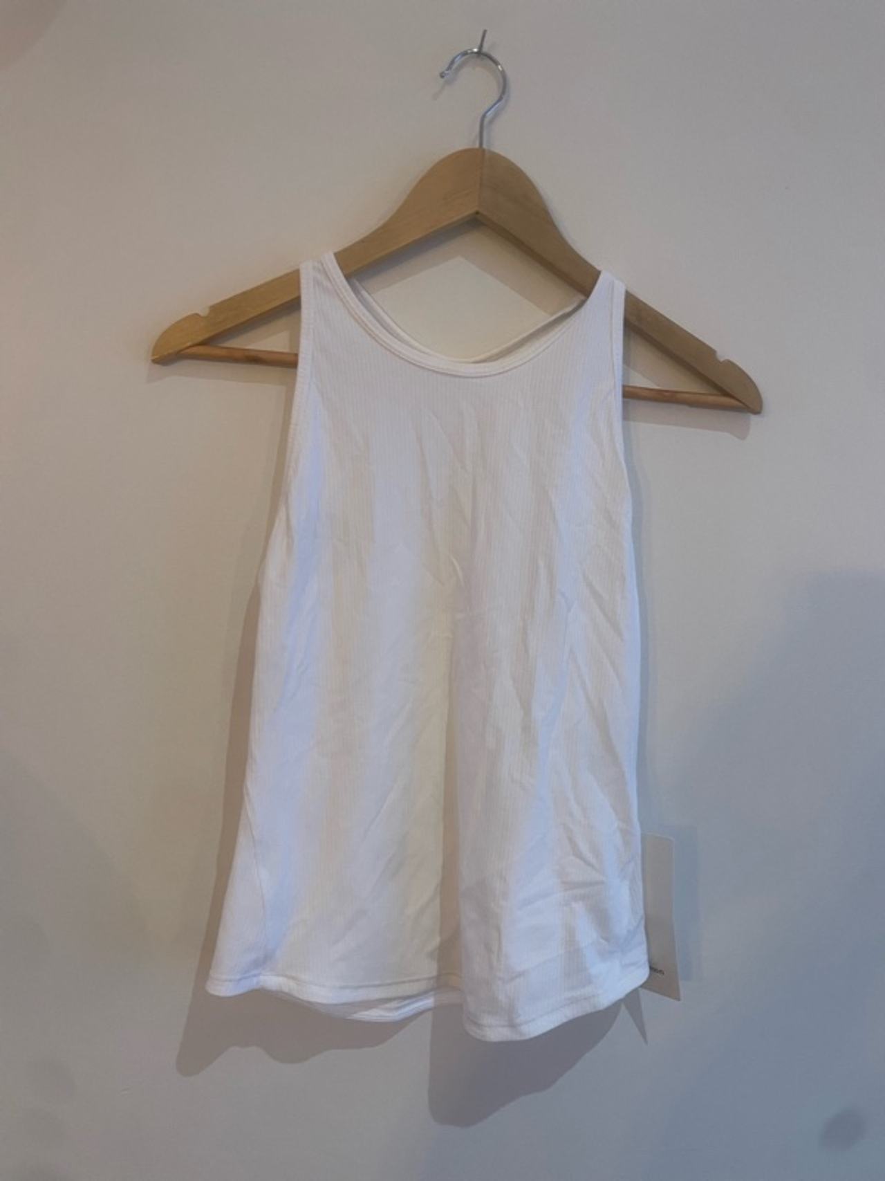 Lululemon Base Pace Ribbed Tank NWT (White, Size 8)