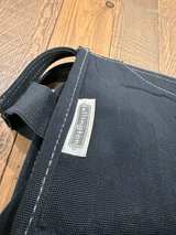 Ellington Vintage Black Canvas Duffel Shoulder Bag - Image 4