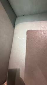 Vintage Mid-Century Modern Tufted Vinyl Sofa - Image 2