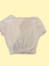 Altar'd State Pointelle Lace Trim Cropped Top - Image 2