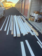 Primed Wood Baseboards and Trim - Image 1