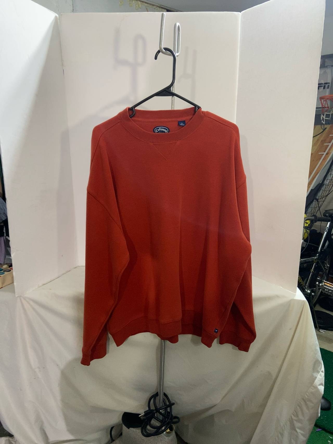 Callaway Men's Orange Pullover Sweatshirt